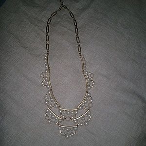 Stella & Dot Frances pearl statement necklace